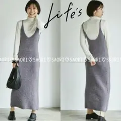 TODAYFUL【未使用に近い】Camisole Mix Knit Dress②