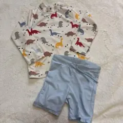 H&M 恐竜デザイン ベビー水着セット