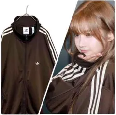 ◯【ビッグサイズ3XL‼️】adidas ベッケンバウアー ジャージ 茶色 古着