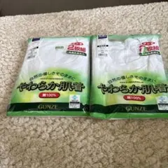 GUNZE やわらか肌着LLサイズ2枚➕1枚