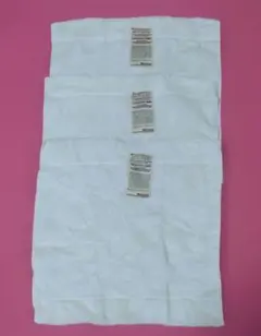 無印良品　オーガニックコットン混　しなやかタオル中厚手　ハンドタオル　3枚