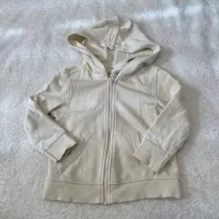 パーカー　アイボリー　トレーナー