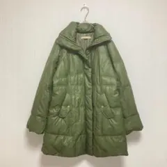 【クロコダイル】 ダウンジャケット 長袖 オリーブグリーン レディース M 冬