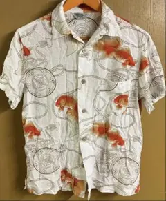 新品】UNIQLOアロハシャツ XL 鶏柄 芸艸堂 伊藤若沖 - メルカリ