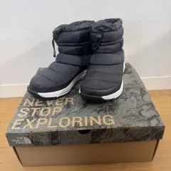 THE NORTH FACE ヌプシ　スノーブーツ ブラック×ホワイト