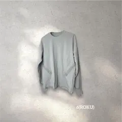 6(roku) ロク　BORDER SLIT SLEEVE PULLOVER 6(ROKU) ロク BORDER SLIT SLEEVE PULLOVER - メルカリ