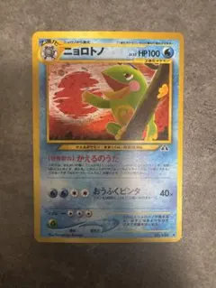ニョロトノ カードe psa10 PSA10鑑定済〕ニョロトノex【-】{027/106}