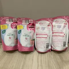 ナイーブ ボディソープ桃の葉エキス配合 詰替用 360ml 4個セットのサムネイル