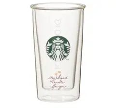 スターバックス　バレンタイン　2026 ダブルウォール耐熱グラス　355ml