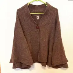 Khush Khush ケープコート ブラウン