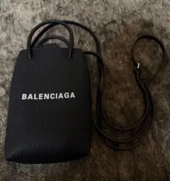 BALENCIAGA ブラック ショルダーバック