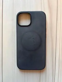 【Apple純正】　iPhone 15ファインウーブ ケース・ブラック