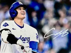 貴重！新品未使用！大谷翔平　　　　直筆サイン入　フォト保証書付のサムネイル