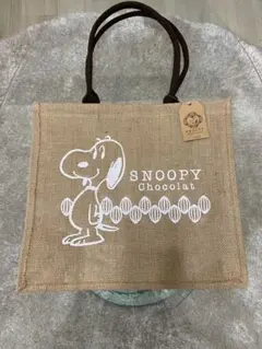 スヌーピー ジュートトートバッグ