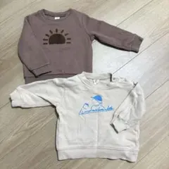 キッズ トレーナー 2点セット 80 devirock SHEIN 男　女