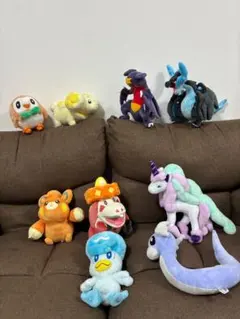 【9点セット】ポケモン ぬいぐるみ まとめ売り アチゲータ パペット ガブリアス 9点セット】ポケモン ぬいぐるみ まとめ売り アチゲータ パペット