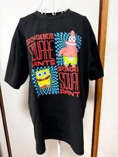 SPONGEBOB スポンジボブ Tシャツ ブラック XL