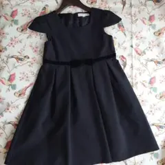 Catherine Cottage 黒 半袖ワンピース 140