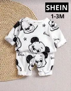 SHEIN シーイン　ベビー服　男の子　女の子　セットアップ　1-3M
