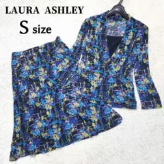 美品✨ローラアシュレイ 洗える花柄カットソーセットアップ ワンピース ストレッチ