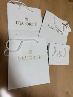 DECORTÉ ショップ袋 4枚セット