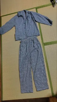 メンズ パジャマ 上下セット チェック柄