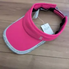 ゴルフ LANVIN SPORT レディース サンバイザー ピンクのサムネイル