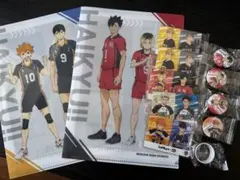 ハイキュー!! くら寿司コラボ⭐︎クリアファイル＆バッジ&マステ&カードセット