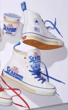 【CONVERSE×カップヌードル】ハイカットスニーカー 箱付きのサムネイル