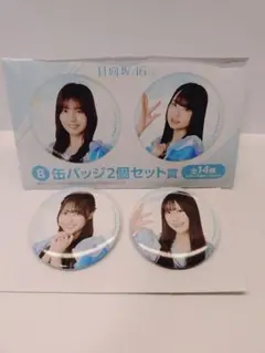 日向坂46 쿠지 缶バッジ 蔵盛妃那乃 鶴崎仁香