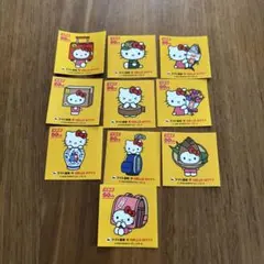 ヤマト運輸　ハローキティ 50周年記念 ステッカー 10枚セット