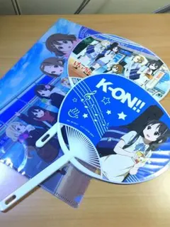 けいおん！ ローソンコラボ団扇 & ファイル 秋山澪