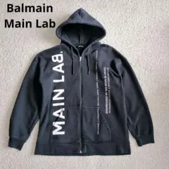 BALMAIN　Main Lab 　ジップアップパーカー　バッグロゴ　大きめのサムネイル