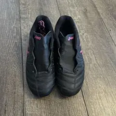 ASICS DS LIGHT サッカースパイク ブラック ピンクのサムネイル