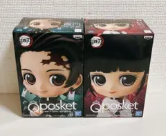 竈門炭治郎　栗花落カナヲ　鬼滅の刃　キューポスケット　Qposket フィギュア