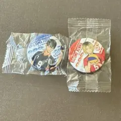 くら寿司 ビッくらポン！ハイキュー！グッズ 孤爪研磨 バッジ　影山飛雄　セット