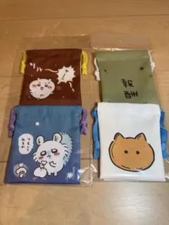 ちいかわ 「2個セットミニ巾着袋」×2種類