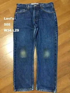 ☆リーバイス505 W34 L29 オリジナルレングス