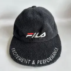 FILA フィラ キャップ フリーサイズ ブラック ロゴ刺繍 スナップバックのサムネイル