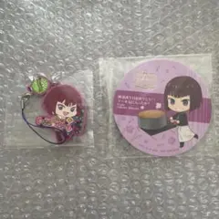 新テニスの王子様　テニプリ　キーホルダー　コースター　ATOBEカフェ　向日岳人