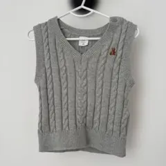 baby GAP ケーブル編み ベビーベスト 12-18ヶ月