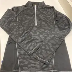 Kappa レディース ハーフジップシャツ ブラック