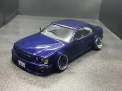 トミカ改造 マツダ RX7 雨宮仕様 フルエアロ 紫 深リムホットウィール トミカ改造 マツダ RX7 雨宮仕様 フルエアロ 紫 深リムホットウィール