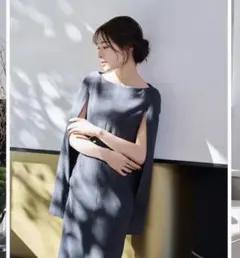 Chihiro様専用/Nallow line Cape Dress