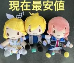プロセカ ふわぷち ミニぬいぐるみ 鏡音リン と 鏡音レン と 巡音ルカ