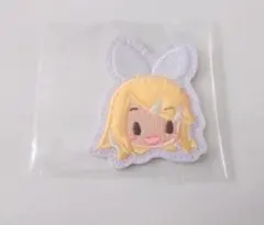 セガラッキーくじ　 D賞 ふわぷちもこもこステッカー 鏡音リン