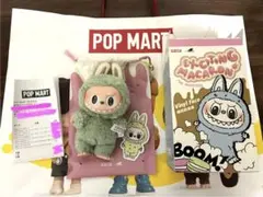 正規店で購入 ラブブ マカロン LABUBU greengrape グリーン