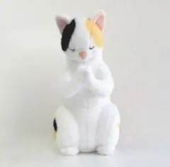 合掌 三毛猫 ぬいぐるみ