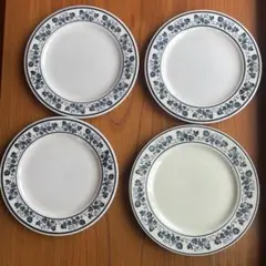 Yamato Corinth Blue 西洋皿　皿 プレート　4枚セットのサムネイル