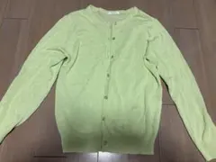 グリーン カーディガン